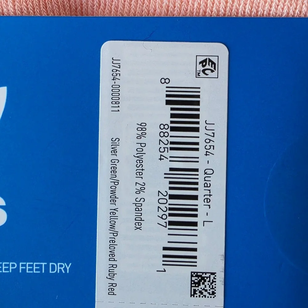 Adidas Originals Trefoil Quarter Socks 6 Pair Pack JJ7654 Mens 5-8 L 5-10 NEW